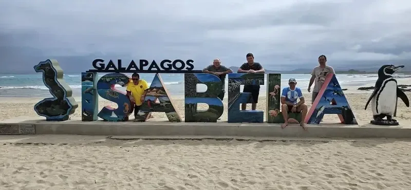 Touristen auf den Galapagos-Inseln, Insel Isabela